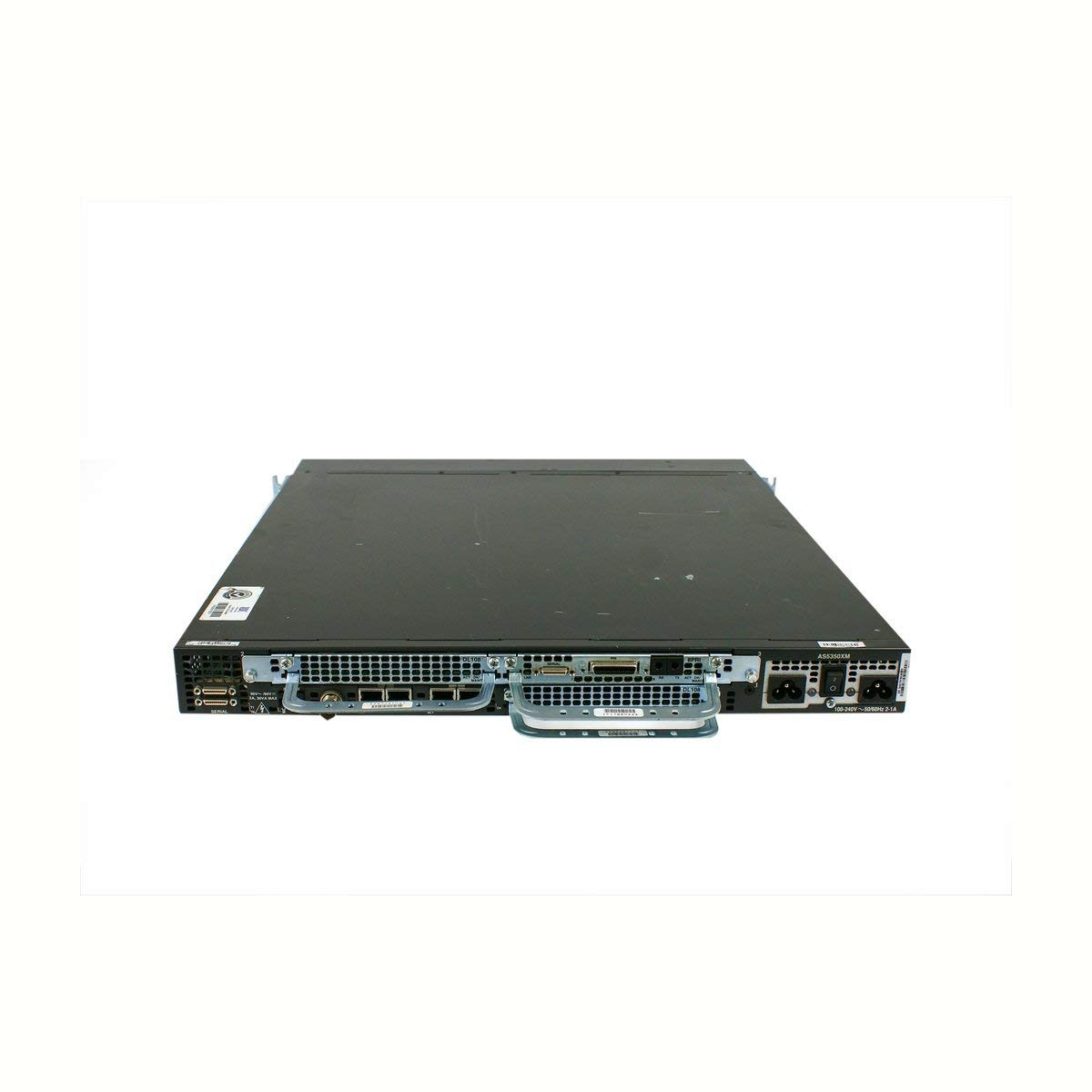 CISCO AS535XM-2E1-60-D AS5350XM Data; 2E1, 60 DSPs, Single AC, IP+ IOS AS5350XM Data; 2E1, 60 DSPs, Single AC, IP+ IOS