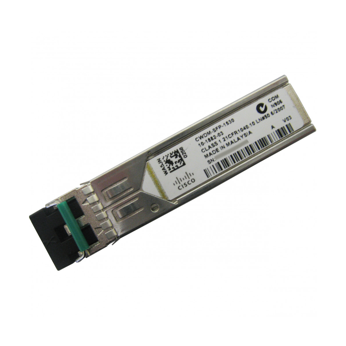 CISCO CWDM-SFP-1530 CWDM 1530 NM SFP Gigabit Ethernet and 1G/2G FC, Original Cisco CWDM 1530 NM SFP Gigabit Ethernet and 1G/2G FC, Original Cisco