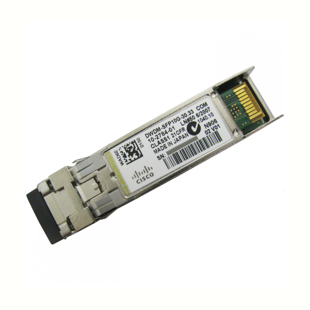 CISCO DWDM-SFP10G-30.33 10GBASE-DWDM 1530.33 nm SFP10G (100-GHz ITU grid), Original Cisco 10GBASE-DWDM 1530.33 nm SFP10G (100-GHz ITU grid), Original Cisco