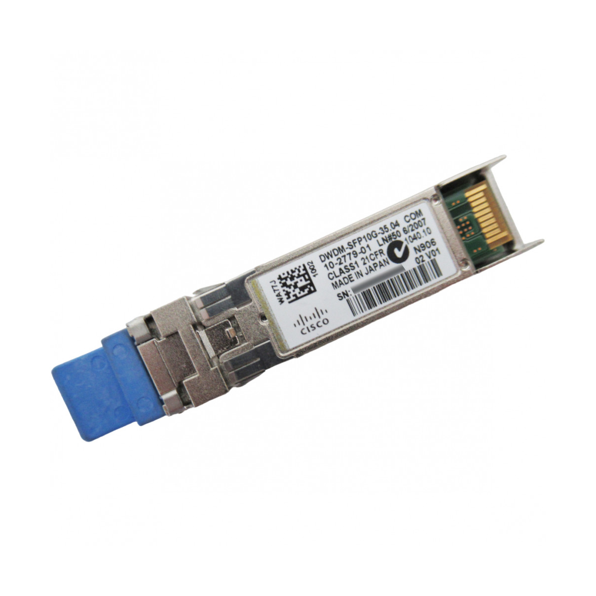 CISCO DWDM-SFP10G-35.04 10GBASE-DWDM 1535.04 nm SFP10G (100-GHz ITU grid), Original Cisco 10GBASE-DWDM 1535.04 nm SFP10G (100-GHz ITU grid), Original Cisco