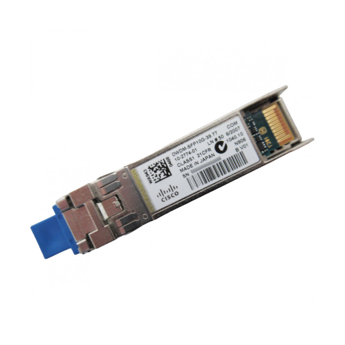 CISCO DWDM-SFP10G-39.77 10GBASE-DWDM 1539.77 nm SFP10G (100-GHz ITU grid), Original Cisco 10GBASE-DWDM 1539.77 nm SFP10G (100-GHz ITU grid), Original Cisco