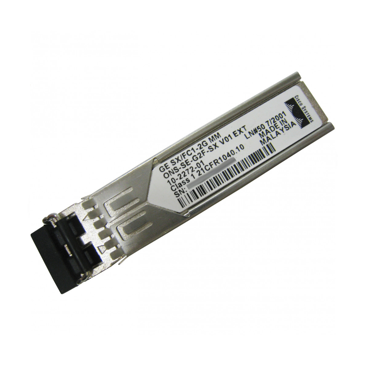 CISCO ONS-SE-G2F-SX SFP - GE/1G-FC/2G-FC - 850nm - MM - LC   SFP - GE/1G-FC/2G-FC - 850nm - MM - LC 