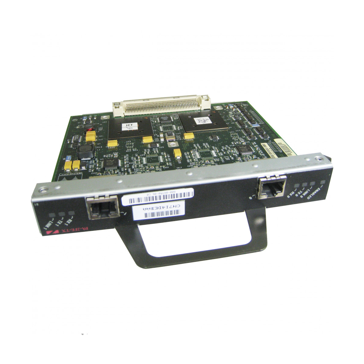 CISCO PA-2FE-TX 2-Port Fast Ethernet 100Base TX Port Adapter   2-Port Fast Ethernet 100Base TX Port Adapter 